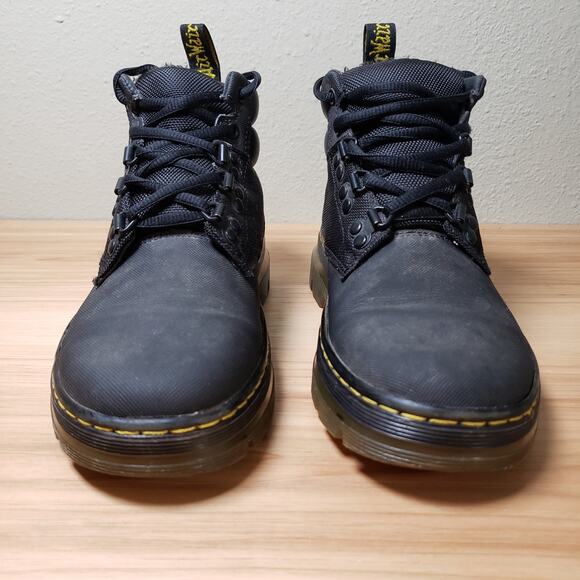 Dr. Martens Women's 6 Rakim Utility Chukka Boots‎ Black Chunky Work Bootie - Picture 3 of 8